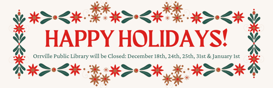 Happy Holidays - Visit our website calendar to see the days we'll be closed during the Holiday Season.